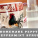 Homemade Peppermint Coffee Syrup