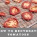 How to Dehydrate tomatoes